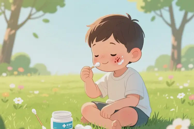 儿童面部容易起湿疹可以治好吗(图2)