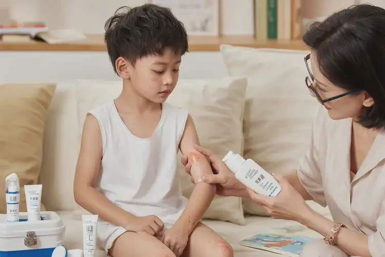 儿童脸上出现湿疹可以治好吗(图1)