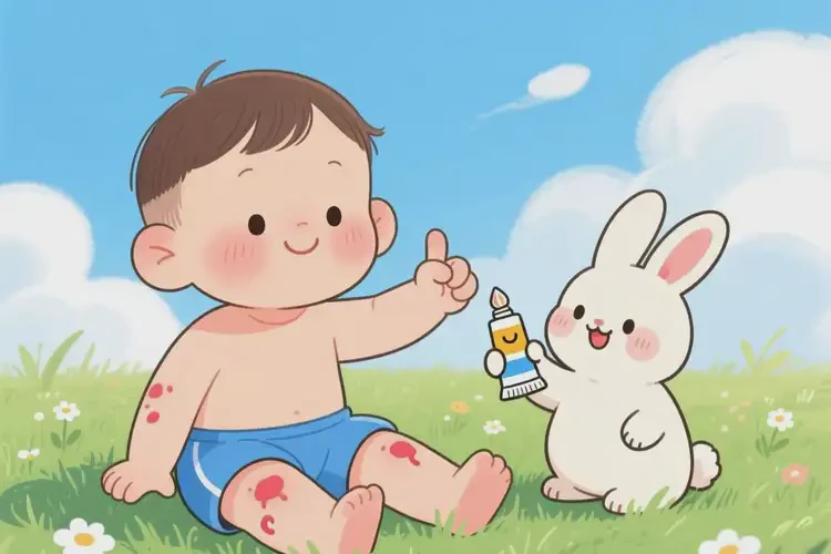 幼兒大腿上長濕疹可以治好嗎(圖3)