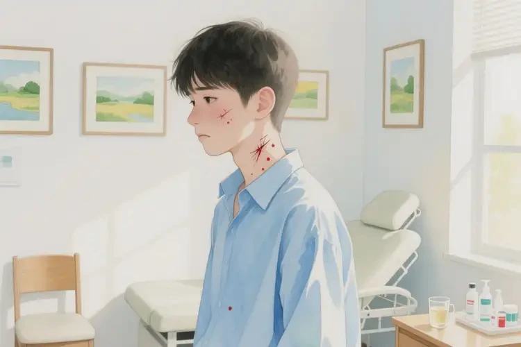 青少年脖子容易长湿疹可以治好吗(图2)