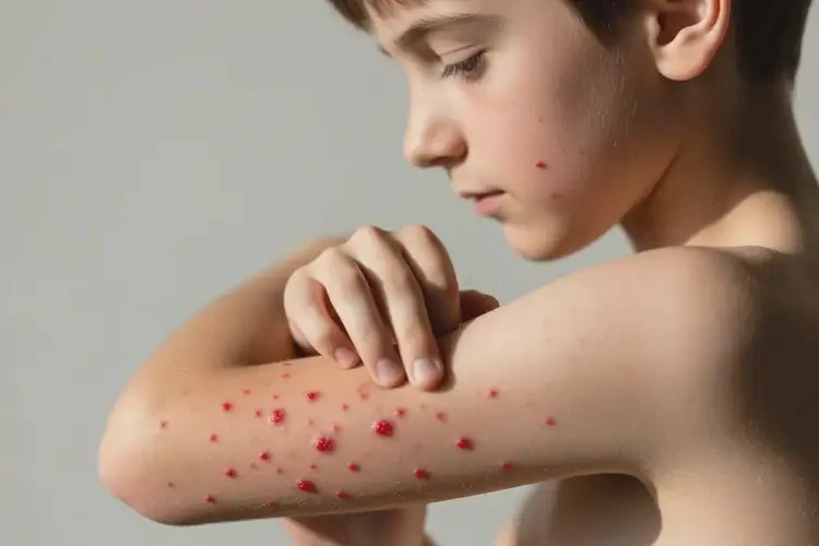 青年人手臂上偶尔起湿疹可以治好吗(图3)