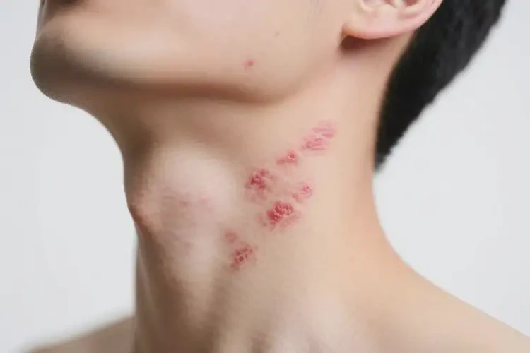 男性脖子经常长湿疹可以治好吗(图1)