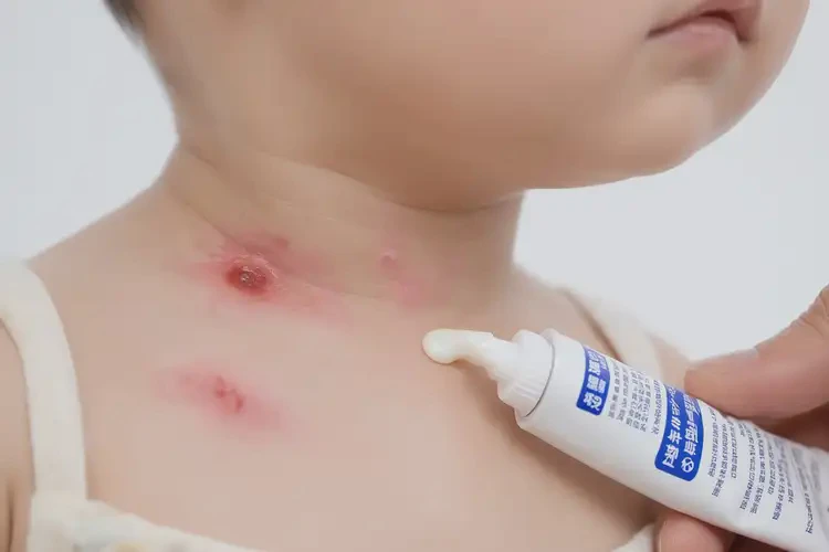 幼儿脖子上出现湿疹可以治好吗(图4)