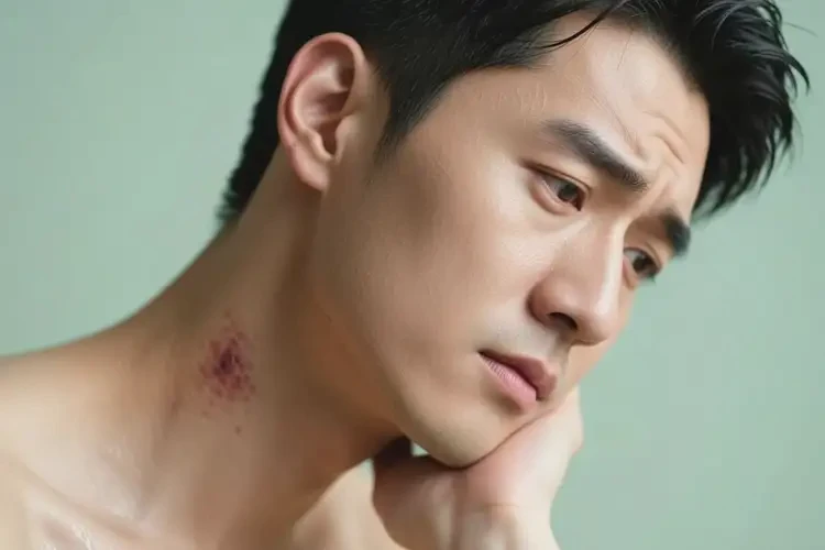 男性脖子上出現濕疹可以治好嗎(圖1)