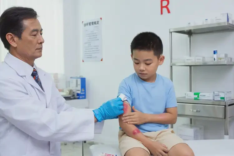 小孩四肢出湿疹可以治好吗(图3)