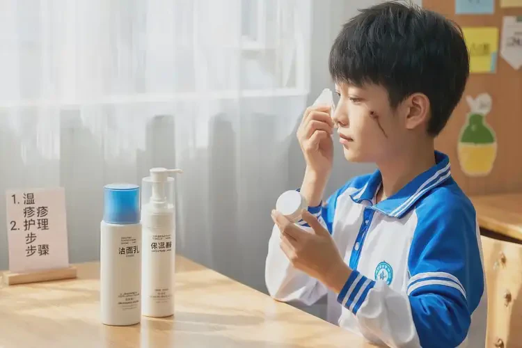 中學(xué)生面部經(jīng)常長濕疹可以治好嗎(圖2)