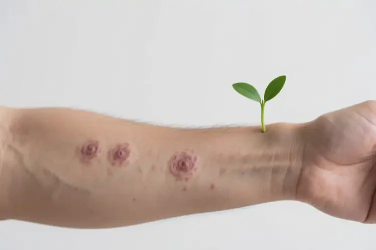 男生手臂上起濕疹可以治好嗎(圖1)