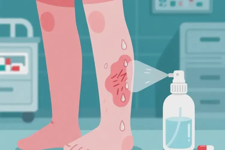 女生小腿上容易起濕疹可以治好嗎(圖1)