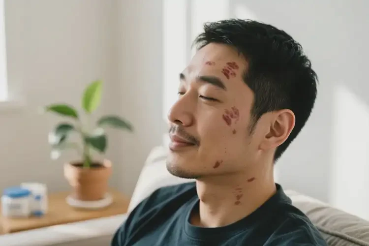 男人面部偶爾起濕疹可以治好嗎(圖2)