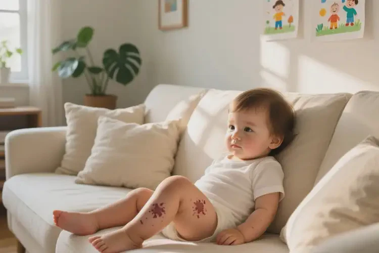 幼儿大腿上起湿疹可以治好吗(图1)