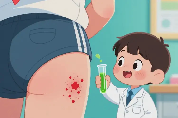 中学生屁股上偶尔起湿疹可以治好吗(图1)