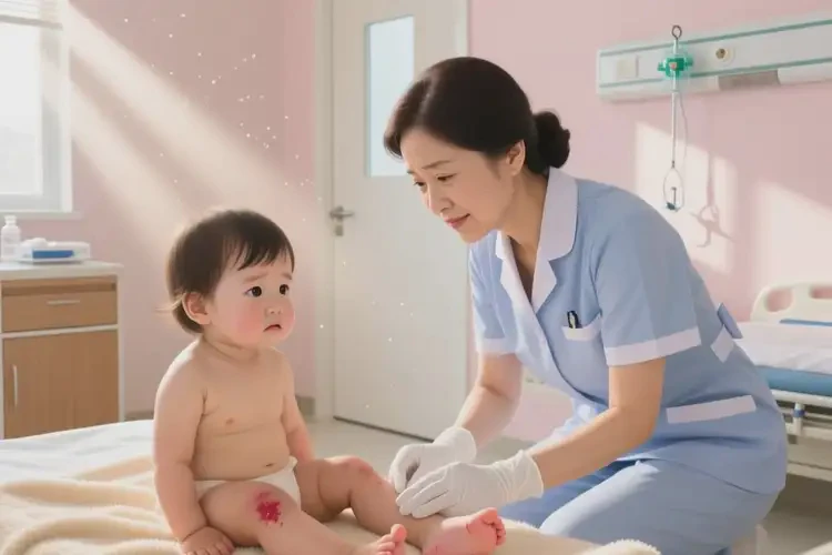 孩子脚上出湿疹能彻底自愈吗(图1)