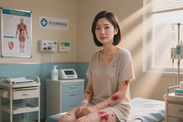 女生全身起湿疹可以治好吗(图2)