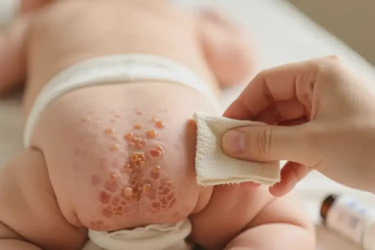 新生儿屁股上有湿疹可以治好吗(图3)