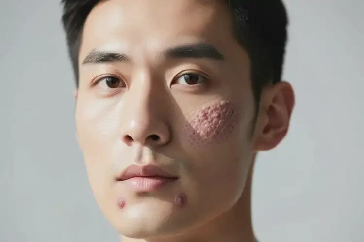 男性面部偶爾長(zhǎng)濕疹可以治好嗎(圖2)