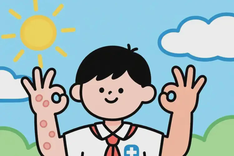 小学生手上偶尔长湿疹可以治好吗(图1)