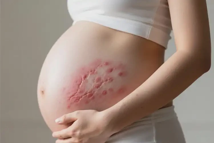產(chǎn)婦肚子上容易起濕疹可以治好嗎(圖2)