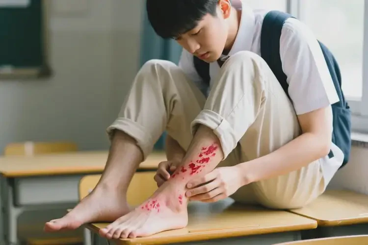 大學(xué)生小腿上經(jīng)常起濕疹可以治好嗎(圖3)