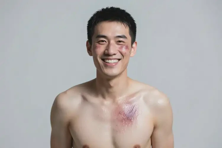 男性臉上起濕疹可以治好嗎(圖1)