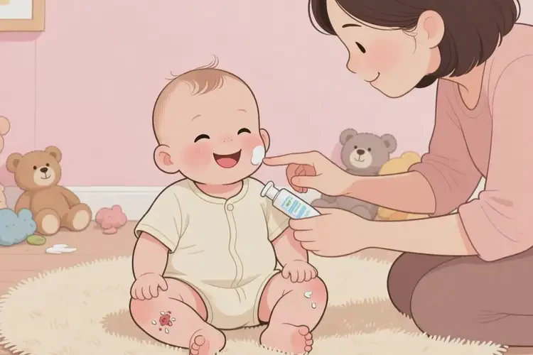 寶寶小腿有濕疹能治好嗎(圖4)