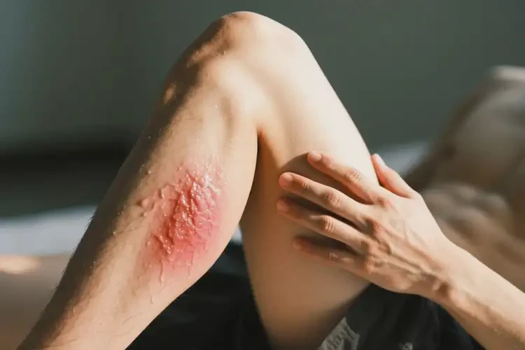 男人大腿有濕疹可不可以根治(圖2)