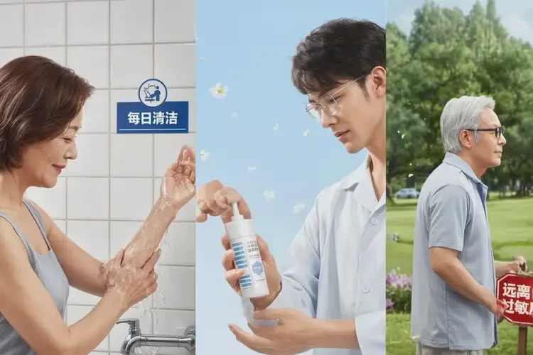 男人小腿容易長濕疹可以徹底自愈嗎(圖1)