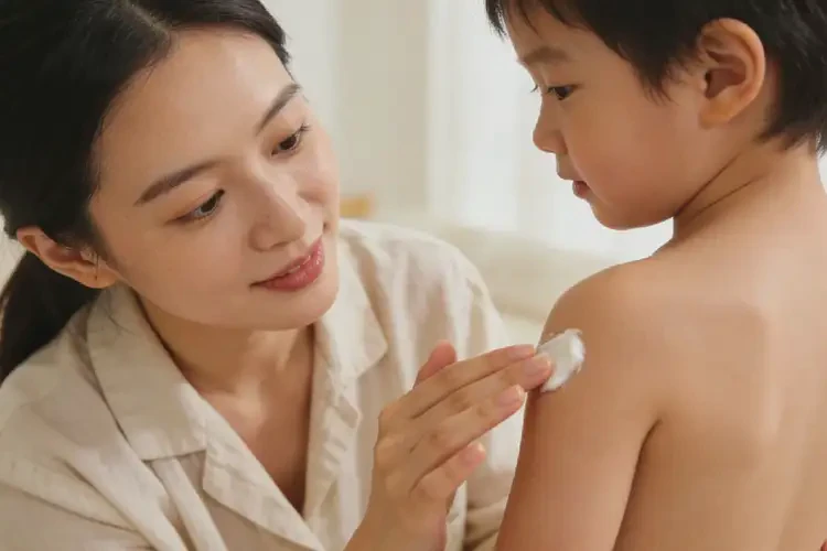 儿童身上偶尔长湿疹可以治好吗(图2)