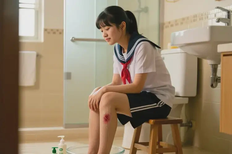 中學(xué)生小腿出現(xiàn)濕疹可以治好嗎(圖1)