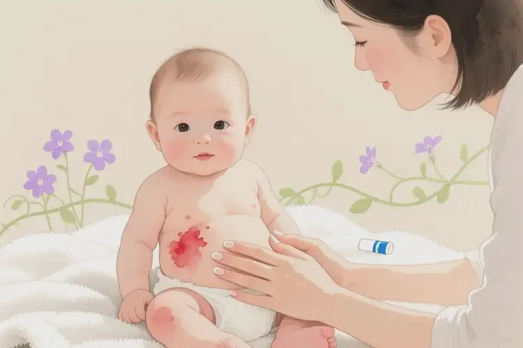 寶寶肚子出濕疹可以治好嗎(圖1)