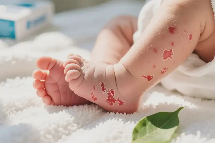 新生儿脚上有湿疹可以治好吗(图4)