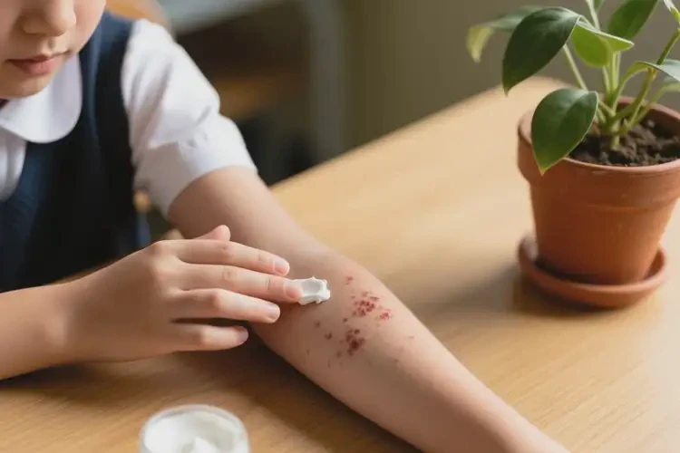 中学生手臂容易起湿疹可以治好吗(图3)