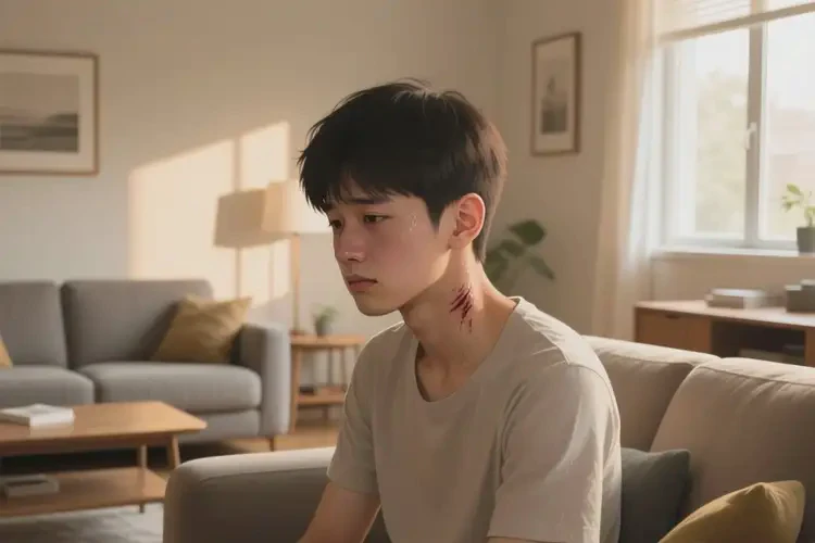 男生脖子容易长湿疹不管它会自己痊愈吗(图2)