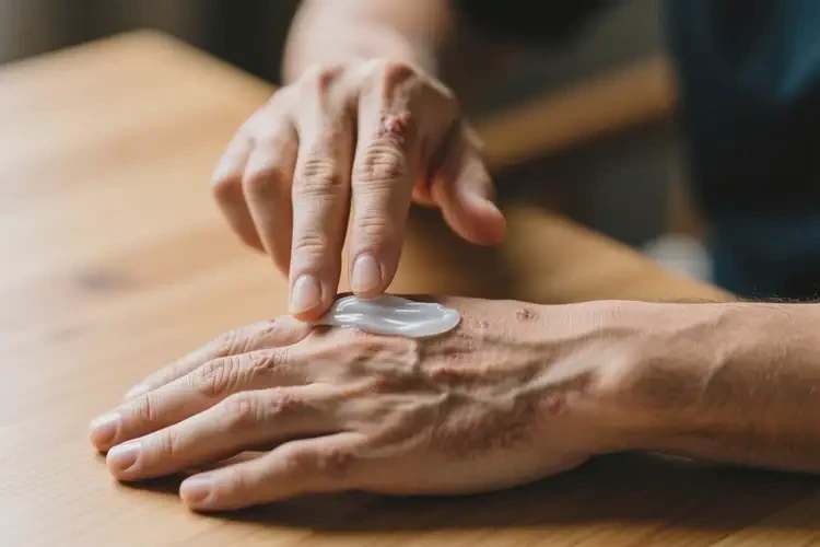 男性手上長(zhǎng)濕疹可以治好嗎(圖3)