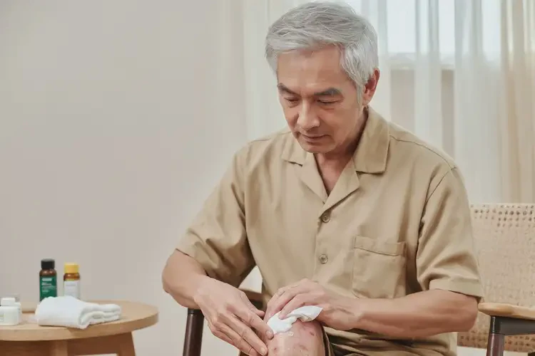 老年人小腿上偶爾長濕疹可以治好嗎(圖2)