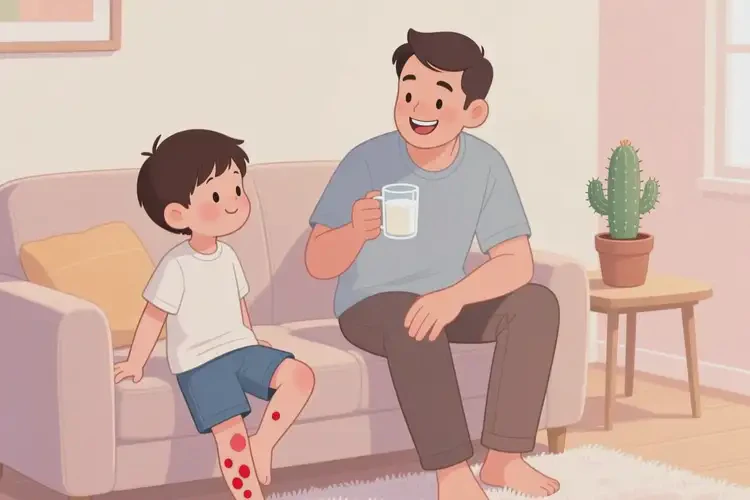 小兒小腿長濕疹可以治好嗎(圖1)