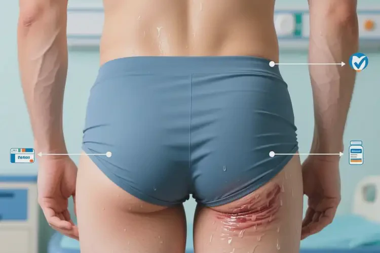 男生屁股上偶爾長濕疹可以治好嗎(圖3)