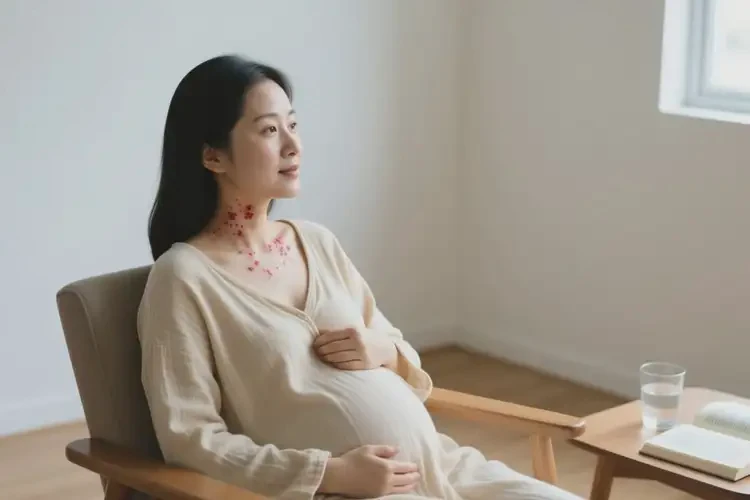 哺乳期妈妈脖子起湿疹不管它会自己痊愈吗(图2)