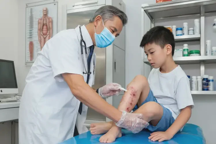 小兒大腿容易長濕疹可以治好嗎(圖3)