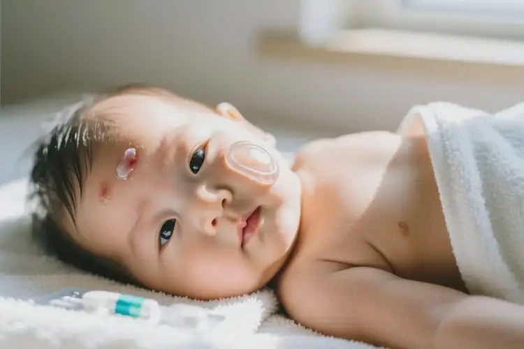 寶寶面部起濕疹能治好嗎(圖2)
