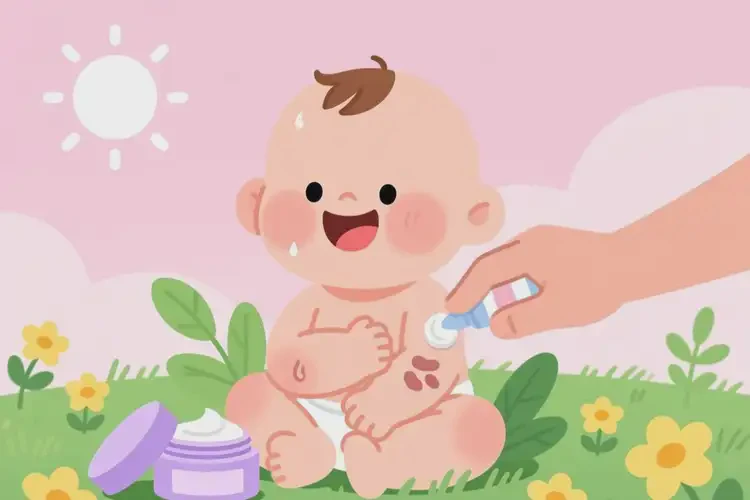 寶寶身上經(jīng)常起濕疹能治好嗎(圖1)