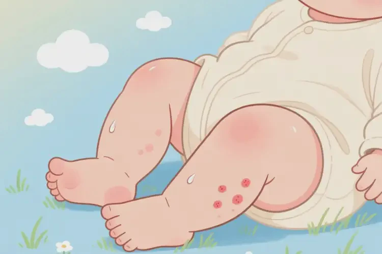 嬰兒小腿容易起濕疹可以治好嗎(圖3)