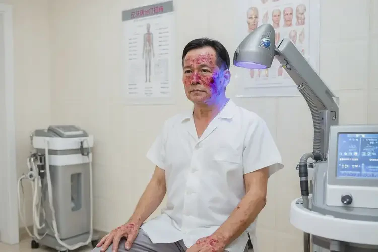 男生面部长湿疹可以治好吗(图2)