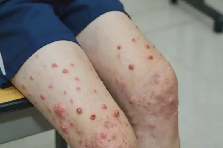中學(xué)生小腿上容易起濕疹可以治好嗎(圖4)