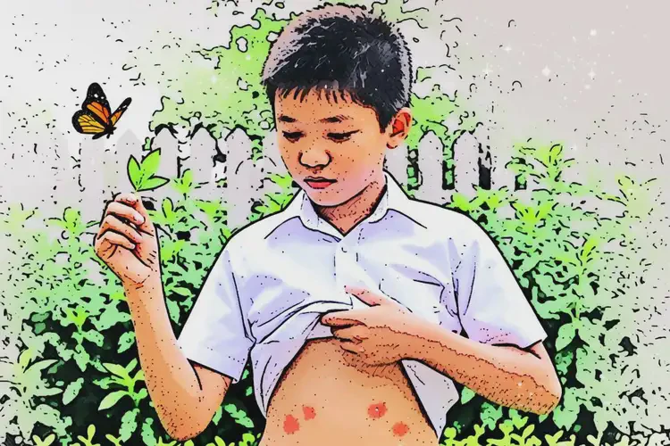 中学生肚子上经常长湿疹可以治好吗(图2)