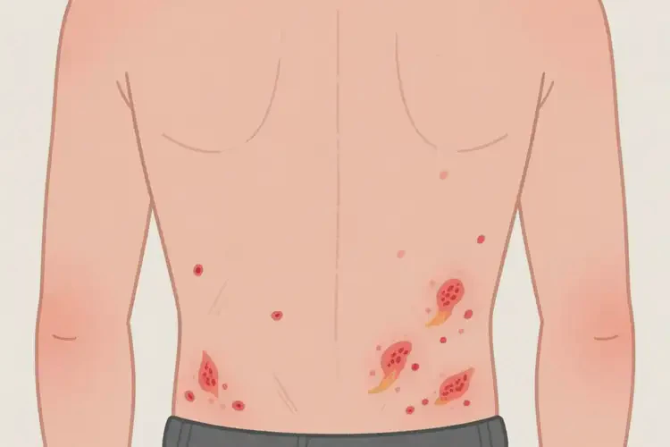 男人屁股上偶爾長(zhǎng)濕疹可不可以根治(圖1)