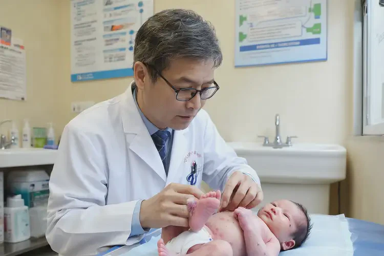 新生儿小腿上有湿疹可以治好吗(图1)