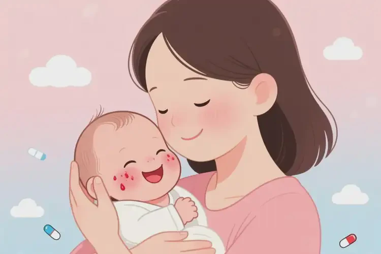 新生儿脸上经常起湿疹可以治好吗(图4)