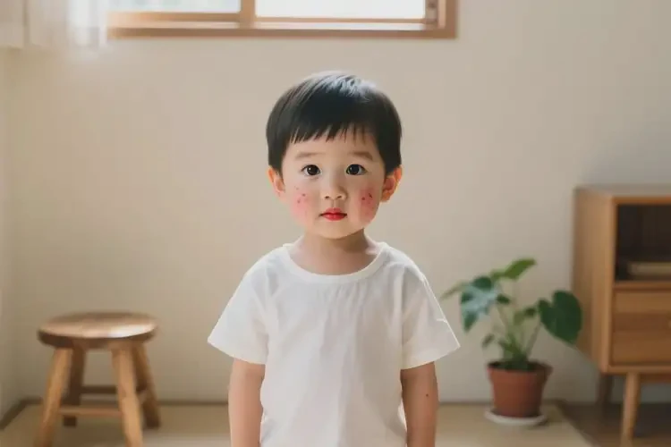 少儿面部出湿疹不管它会自己痊愈吗(图4)