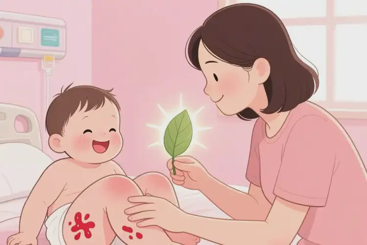 幼儿大腿有湿疹可以治好吗(图3)