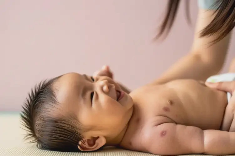 嬰兒脖子偶爾起濕疹能治好嗎(圖2)